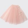 Tulle-skirt Tricolor Maxi