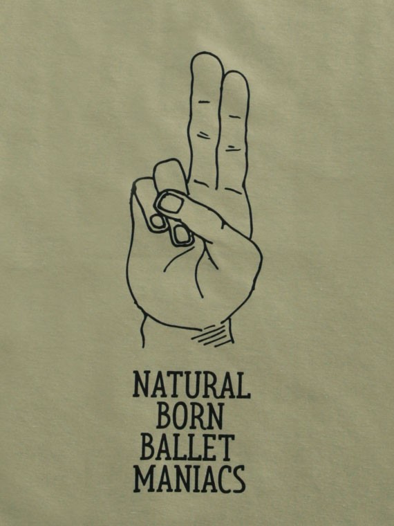 Male T-shirt Natural Born Ballet Maniacs