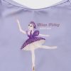 Lilac Fairy girls wings leotard