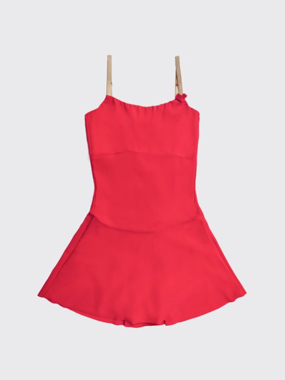 Little red dress leotard