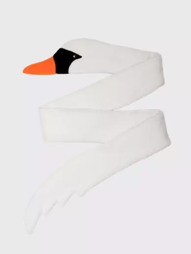 Scarf White swan
