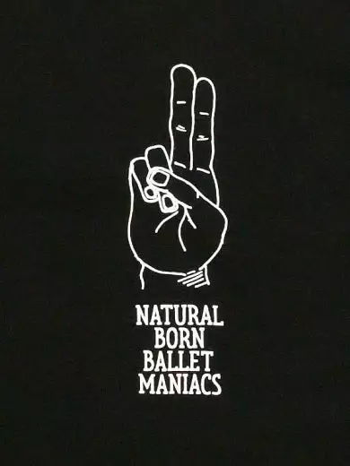 Male T-shirt Natural Born Ballet Maniacs