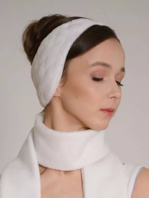 White swan headband